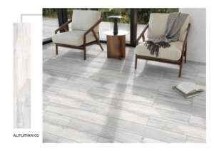 Carrelage en porcelaine mate à surface minimale 8x48, conçu pour des visuels de planches nettes, une texture équilibrée et une pose de revêtement de sol stable. - Product Image 5