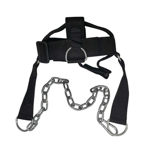 Arnés de Cabeza Ajustable de Acero Inoxidable y Poliéster, Cómodo y Resistente, Unisex, para Levantamiento de Pesas, Gimnasio, Fitness y Entrenamiento - Product Image 1