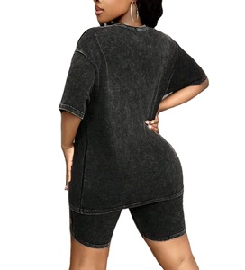 ชุดเซ็ต 2 ชิ้น เสื้อแขนสั้นระบายแต่งระบายกับกางเกงขายาวทรงกว้าง สไตล์ลำลองสำหรับผู้หญิง ชุดสองชิ้นสำหรับฤดูใบไม้ผลิ/ฤดูร้อน เหมาะสำหรับใส่เที่ยวเล่น - Product Image 2