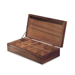 Wooden Spice Box Decorative Organizer for Kitchen Counter Masala Storage Herbs Seasonings and Pantry Management - Product Image 4