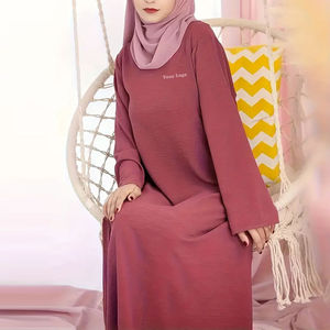 Haut long modeste pour femme, marque privée, tricoté, respirant, matériau durable, vente chaude - Product Image 4