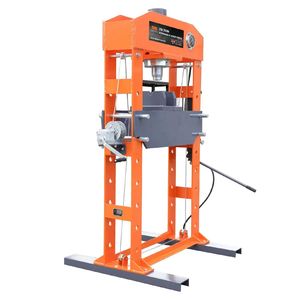 Pressa Idraulica da Officina TMG SP75 da 75 Tonnellate, Robusta, Completamente Saldata, con Telaio a H, Funzionamento Manuale e Pneumatico, Nuova Condizione, con Scatola Ingranaggi - Product Image 3