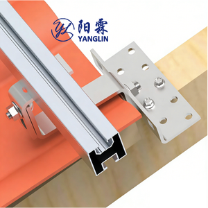 Promotion YANGLIN : Crochets de fixation réglables en aluminium et acier inoxydable 304 pour <span class=keywords><strong>panneaux</strong></span> solaires <span class=keywords><strong>sur</strong></span> toitures en tuiles - Product Image 2