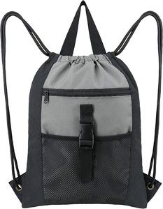 Customized Logo High Quality Sports Fitness Travel Drawstring Bag Waterproof <b>Backpack</b> <b>Cheap</b> Polyester Drawstring Bags - Product Image 5