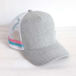 Casquette de baseball unisexe personnalisée en sergé uni, style Tucker, à visière plate, pour le sport et le camping, protection solaire, vente en gros, prix usine - Product Image 2