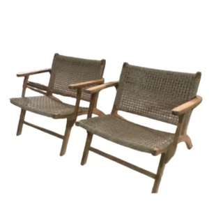 Meubles de jardin pour terrasse chaises en rotin chaises à ossature en bois chaises de salon de haute qualité à vendre - Product Image 2