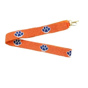 Hand made new style good looking beaded cow print Lanyard <b>strap</b> belt cross body <b>shoulder</b> <b>strap</b> belt hand embroidery design - Product Image 1