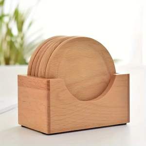 Wholesale Bulk Wooden Coaster Set For Export Quality Dining <b>Table</b> Drinkware <b>Protection</b> - Product Image 1