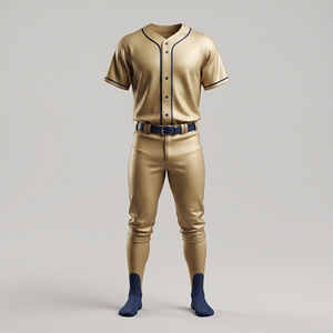 Kit de baseball d'entraînement professionnel optimisé pour la performance, léger, respirant, anti-humidité, pour entraînement court en hiver, modèle vierge - Product Image 5