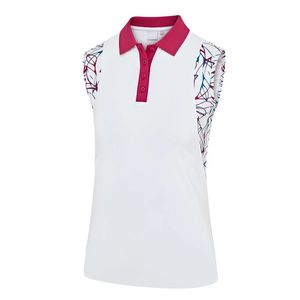 Polo de Golf Premium para Mujer, Sin Mangas, Control de Humedad, Camiseta Deportiva - Product Image 3