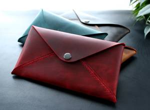 Pochette à monnaie en cuir véritable, fournisseur en gros, logo personnalisé, système de classement budgétaire haut de gamme LCE-0027 - Product Image 5