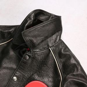 Hommes Sports Biker-Stylish Brown Distressed Truckers Outdoor-Fashion Jackets avec poches à boutons sur le devant - Product Image 6