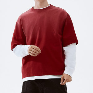 Wholesale Double Layer <b>T</b> <b>Shirt</b> for Streetwear Brands with Personalized Designs and Custom Packaging for Retail Collections - Product Image 1