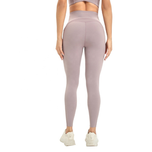 Women's High Waist Scrunch Butt Compression Breathable <b>Fleece</b> Thick Custom Design Skinny Workout <b>Leggings</b> - Product Image 4
