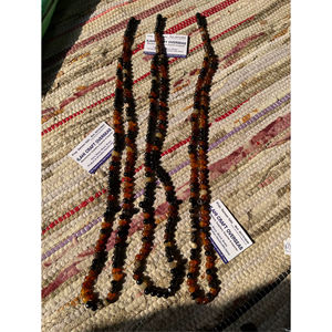 Tasbih/Misbaha de 99 cuentas de cuerno de búfalo redondo pulido, rústico, islámico, moderno, ecológico, religioso de ILAHI, Uttar Pradesh - Product Image 1