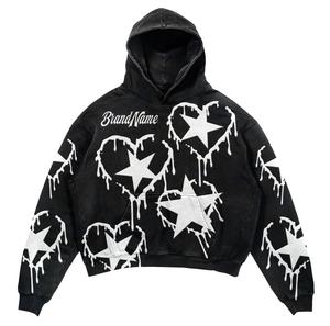 Custom Made Brand New High Quality 100% Cotton <b>French</b> Terry Hoodie For Men Heavyweight Custom Logo Screen Print Hoodie - Product Image 1
