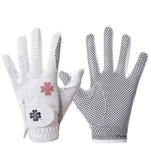 Guante de Golf de Piel de Oveja Blanca Premium, Mano Derecha, Transpirable, Antideslizante, Cierre de Gancho y Bucle, Logotipo Personalizado OEM, Guante Deportivo Unisex - Product Image 1
