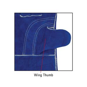 Guantes DE TRABAJO DE SEGURIDAD DE CUERO dividido largo con aislamiento de diseño personalizado MOQ bajo para soldadura - Product Image 4