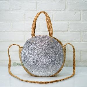 Bolso Bandolera de Yute Bohemio 2026 para Mujer, Ecológico, con Cierre Abierto, Bolso de Playa, Precio de Fábrica, Tendencia de Moda, India, ¡Oferta Caliente! - Product Image 2