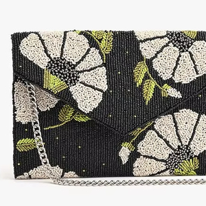 Custom Professional Trendy Eco-Friendly Beaded Party Clutch Evening Bag Designer Ladies Shoulder Bags Luxury Purses and Handbags - Product Image 1