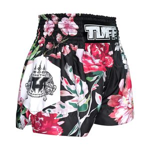 Shorts de boxe unisexes personnalisés en usine, finition satinée, sublimation, taille élastique, séchage rapide, vente en gros, OEM, usine OEM - Product Image 3
