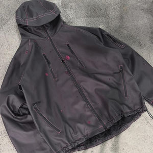 Best Selling Heat Sensitive Coated Windbreaker Jacket Zipper up Hooded <b>Thermal</b> Front Logo Adult <b>Men's</b> High Quality - Product Image 3