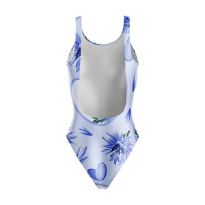 Traje de Baño de Una Pieza con Espalda en U, Ligero y Elástico, para Mujer, para Fitness Acuático, Fabricante OEM ODM - Product Image 5
