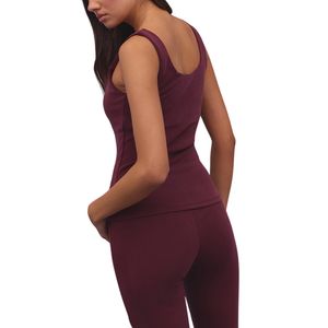 Camiseta sin Mangas Personalizada al por Mayor para Mujer, de Alta Calidad, Corte Regular, Informal, de Algodón y Poliéster, Transpirable, de Secado Rápido, Color Sólido, para Yoga - Product Image 4