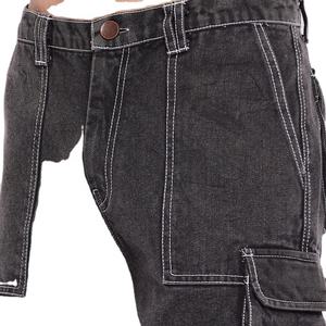 Custom Unisex 100% algodón verano Pantalones cortos de sudor de los hombres de estilo de la calle Sun Faded Stone Vintage ácido lavado 3D Puff estampado Raw Hem - Product Image 5