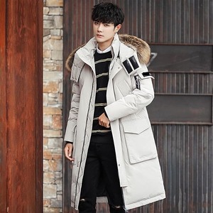 Manteau d'hiver pour homme à capuche épais et tendance 2026, grande taille, 100% duvet, respirant, haute qualité - Product Image 1