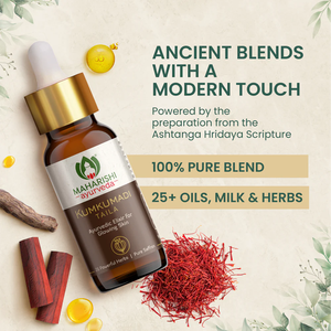 Huile de beauté Maharishi Ayurveda Kumkumadi Tailam avec du safran et des extraits végétaux naturels pour une peau éclatante. - Product Image 2