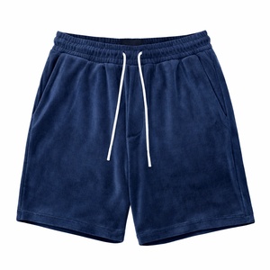 Shorts d'entraînement pour hommes, style streetwear, respirants, légers, personnalisables, motif uni, tissu en toile écologique, séchage rapide - Product Image 3