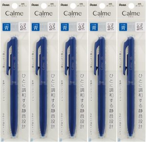 Stylo à bille silencieux Pentel Calme du Japon 0,5 mm – Stylo de bureau au design minimaliste |   Couleurs variées disponibles |   Stock disponible, expédition rapide - Product Image 6