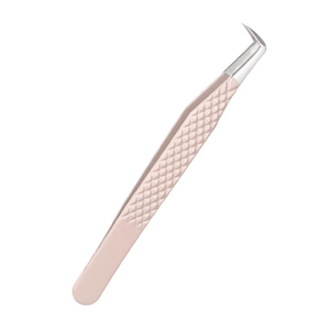 High Quality <b>Individual</b> Stainless Steel Eyelash Extensions Tweezers Silver Eyebrow Extension <b>Lash</b> with Pointed Tip - Product Image 1