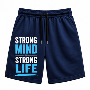 Shorts de sport personnalisés OEM pour hommes, légers en polyester, séchage rapide, pour la course et l'entraînement, avec cordon de serrage, coupe haute - Product Image 2
