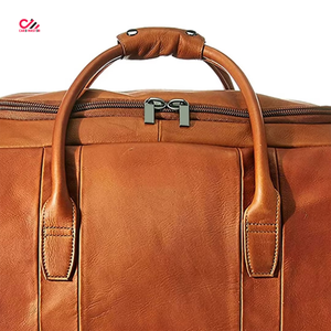 OEM Service Wholesale Best Design Leather Duffle Bags Lightweight Solid Color High Quality Leather Duffle Bags - Product Image 5