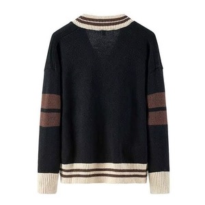 Luxury Customization 100% Cotton Knitted <b>Turtleneck</b> <b>Sweaters</b> Anti-Wrinkle O-Neck Long Sleeve Unisex <b>Sweaters</b> on Wholesale Rates - Product Image 5