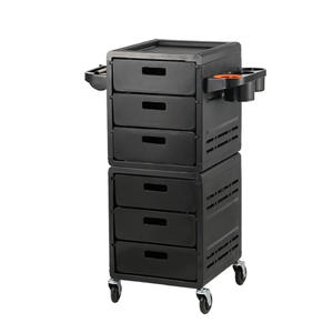 Carrito de Almacenamiento Multifuncional Moderno de Acero Inoxidable con Múltiples Niveles y Ruedas para Herramientas de Peluquería, Carrito para Salón de Belleza - Product Image 1