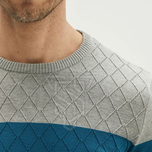 Sweat-shirt tricoté 100 % coton pour homme, motif uni, logo personnalisé, respirant, séchage rapide, 300g, pull d'hiver, Pakistan - Product Image 3