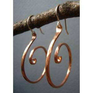 Bijoux de mode en cuivre et laiton écologiques de qualité supérieure, fabriqués à la main, modèle 7, très vendus, pour les fêtes, accessoires en cristal exclusifs - Product Image 2