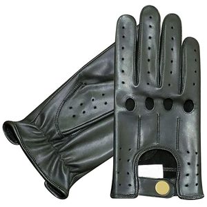 Gants d'hiver en cuir pour vélo, longueur poignet, thermiques, compatibles écran tactile, non doublés, décontractés pour le cyclisme, les fêtes, les sports, les voyages, les activités de plein air et le quotidien - Product Image 2