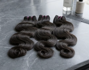 Extensions de cheveux humains indiens Remy, ondulés, pleine longueur, double trame, 100 % sans nœuds - Product Image 1
