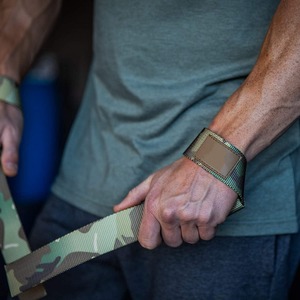Sangles de levage réglables en nylon camouflage avec fermeture Velcro pour la musculation et l'entraînement en salle de sport - Product Image 3