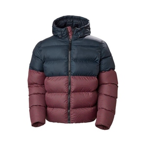 Unisex <b>Red</b> and Color Blocking Puffer <b>Jacket</b> Thick 300g Polyester Fiber Filled <b>Waterproof</b> Quick Dry Winter Casual Regular Fit - Product Image 6