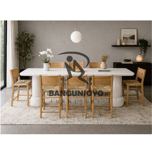 Modern Solid Teak Wood <b>Bar</b> <b>Table</b> and Chair Set with Eco-Friendly Design for Home <b>Bar</b> - Product Image 2