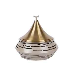 Nueva olla caliente de Metal con soporte de Metal para olla, la mejor calidad, cazuela de lujo hecha a mano, forma redonda, mesa, cocina, uso para servir - Product Image 1