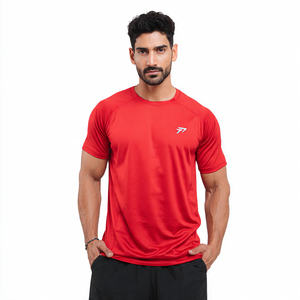 Camisetas Deportivas de Manga Corta para Hombre, Cuello Redondo, Tejido Transpirable de Secado Rápido, 100% Poliéster - Product Image 2