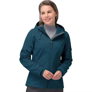Veste softshell pour femme de haute qualité, respirante, imperméable, écologique, légère, coque lisse pour un confort tout au long de la journée - Product Image 1
