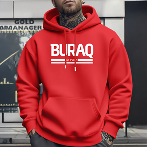 Sweat-shirts personnalisés en molleton de coton mélangé pour hommes, coupe ample, avec poche, tissu respirant, impression numérique, pour l'hiver – Vente en gros - Product Image 1