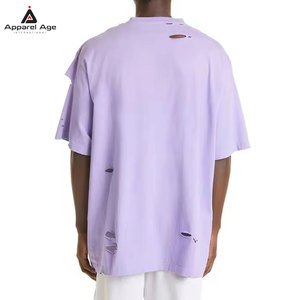 เสื้อยืดผู้ชายลายพิมพ์สไตล์วินเทจ ผ้าฝ้าย 100% ดีไซน์ใหม่สำหรับใส่กลางแจ้ง ทรงหลวม แฟชั่นขายส่ง - Product Image 6